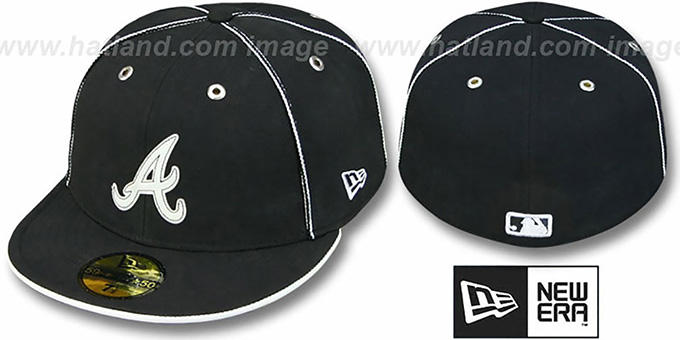 Braves 'BLACK DaBu' Fitted Hat by New Era