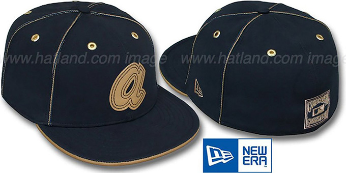 Braves COOP 'NAVY DaBu' Fitted Hat by New Era