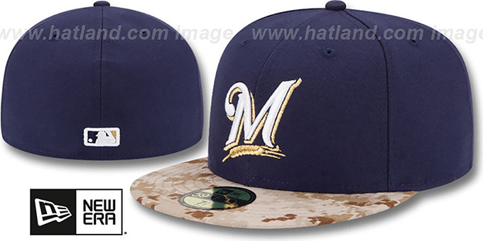 Brewers '2015 STARS N STRIPES' Fitted Hat by New Era