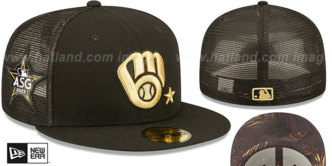 Brewers '2022 MLB ALL-STAR GAME' Black Fitted Hat by New Era