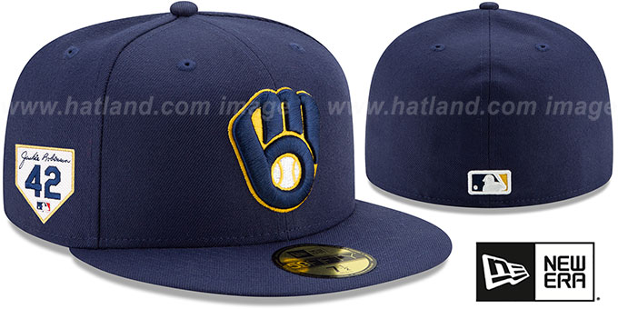 Brewers '2023 JACKIE ROBINSON' HOME Hat by New Era