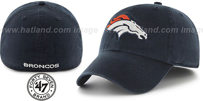 Broncos 'NFL FRANCHISE' Navy Hat by 47 Brand