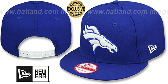 Broncos 'TEAM-BASIC SNAPBACK' Royal-White Hat by New Era