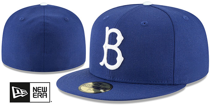 Brooklyn Dodgers '1939-57 COOPERSTOWN' Fitted Hat by New Era