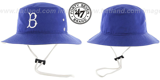 Brooklyn Dodgers 'COOP KIRBY BUCKET' Royal Hat by Twins 47 Brand