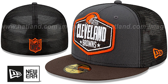 Browns '2021 NFL TRUCKER DRAFT' Fitted Hat by New Era