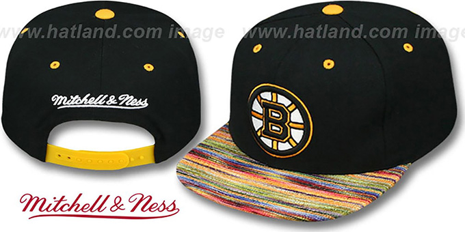 black bruins hat