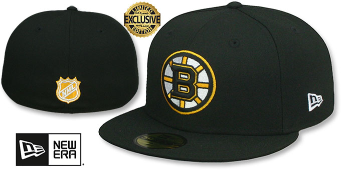 Bruins 'NHL TEAM-BASIC' Black Fitted Hat by New Era