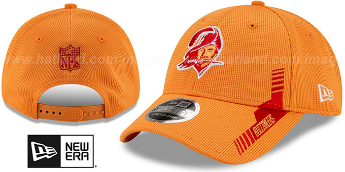 Buccaneers '2021 NFL THROWBACK SIDELINE HOME STRETCH-SNAP' Hat by New Era