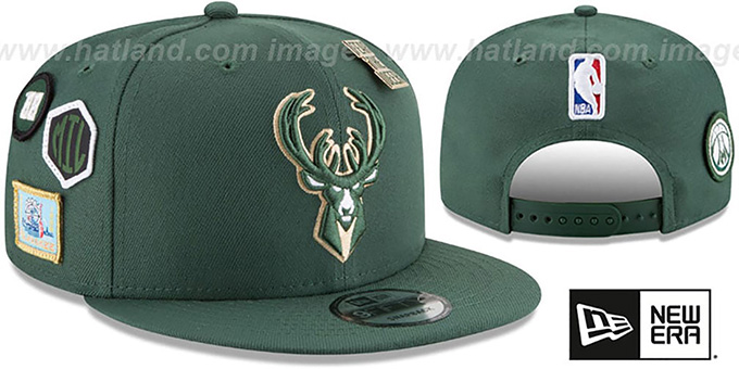 Bucks '2018 NBA DRAFT SNAPBACK' Green Hat by New Era