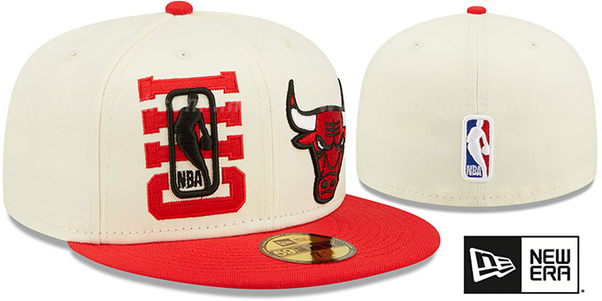 Bulls '2022 NBA DOUBLE WHAMMY DRAFT' Fitted Hat by New Era