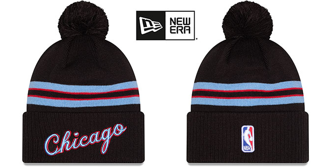Bulls 25-26 'CITY-EDITION' Knit Beanie Hat by New Era