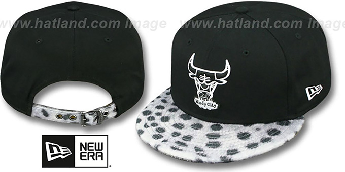 Bulls 'DALMATION ANIMALISTIC-FUR VIZA STRAPBACK' Hat by New Era