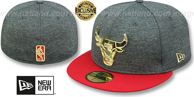 chicago bulls hat gold logo