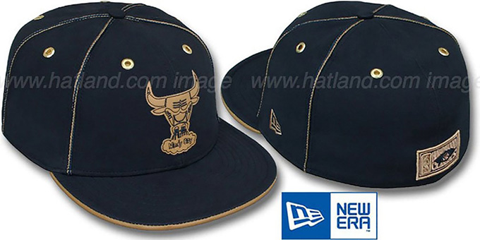 Bulls 'HW NAVY DaBu' Fitted Hat by New Era