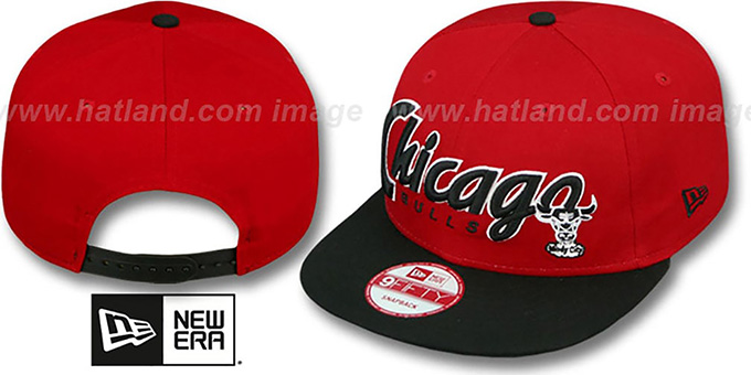 Bulls 'SNAP-IT-BACK SNAPBACK' Red-Black Hat by New Era