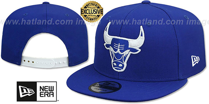 Bulls 'TEAM-BASIC SNAPBACK' Royal-White Hat by New Era