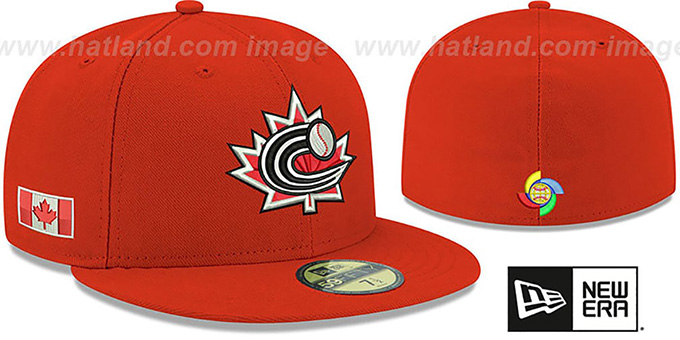 Canada 'PERFORMANCE WBC-2' Red Hat by New Era