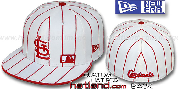 Cardinals 'FABULOUS' White-Red Fitted Hat by New Era