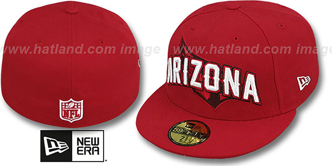 Cardinals 'NFL ONFIELD DRAFT' Burgundy Fitted Hat by New Era