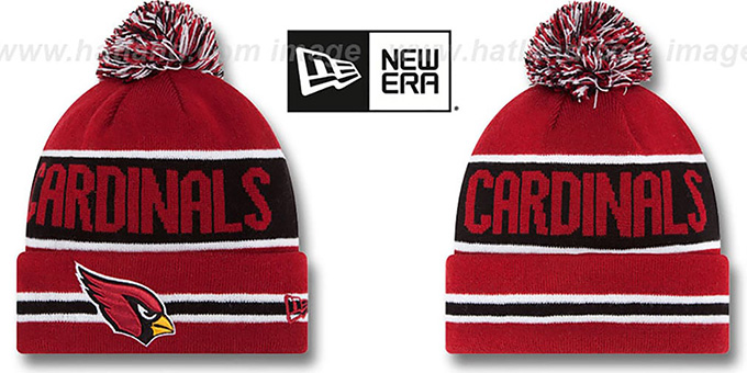 Cardinals 'THE-COACH' Burgundy Knit Beanie Hat by New Era