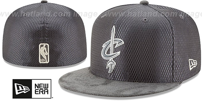 Cavaliers '2017 ONCOURT' Charcoal Fitted Hat by New Era