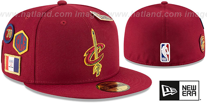 Cavaliers '2018 NBA DRAFT' Burgundy Fitted Hat by New Era