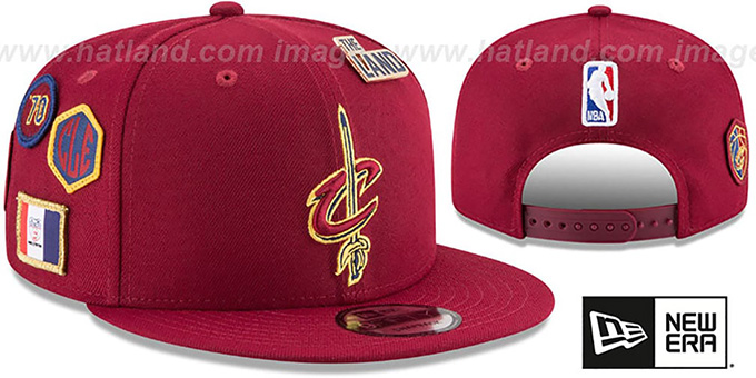 Cavaliers '2018 NBA DRAFT SNAPBACK' Burgundy Hat by New Era