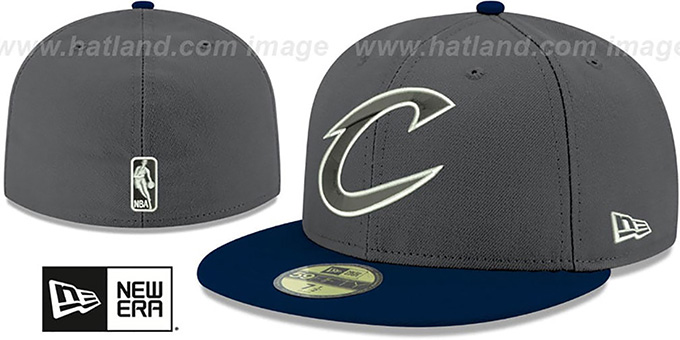 Cavaliers 'SHADER MELT-2' Grey-Navy Fitted Hat by New Era