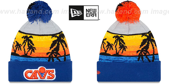 Cavaliers 'WINTER BEACHIN' Knit Beanie Hat by New Era