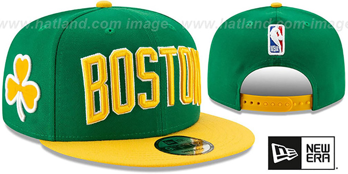 Celtics 18-19 'CITY-SERIES' SNAPBACK Green-Gold Hat by New Era