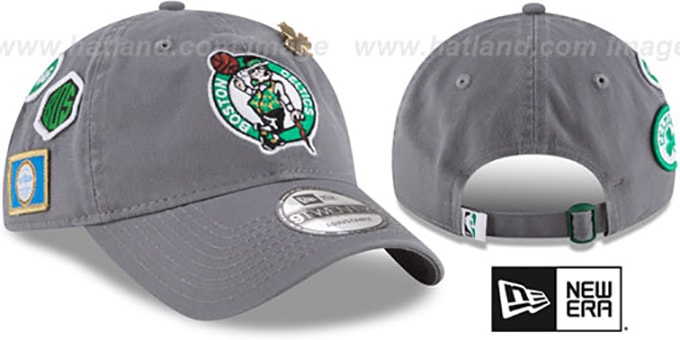 Celtics '2018 NBA DRAFT STRAPBACK' Grey Hat by New Era