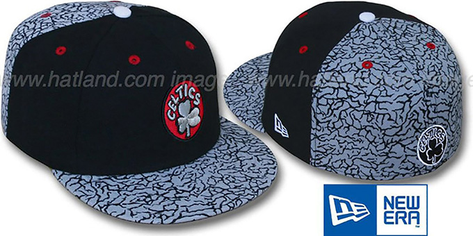 Celtics 'DEEP DISH CEMENT' Fitted Hat by New Era