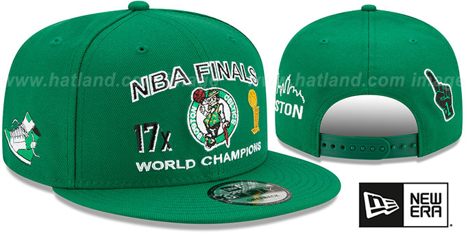 Celtics 'FINALS CHAMPIONS SNAPBACK' Green Hat by New Era