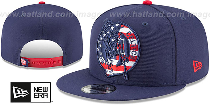 Celtics 'FLAG FILL INSIDER SNAPBACK' Navy Hat by New Era