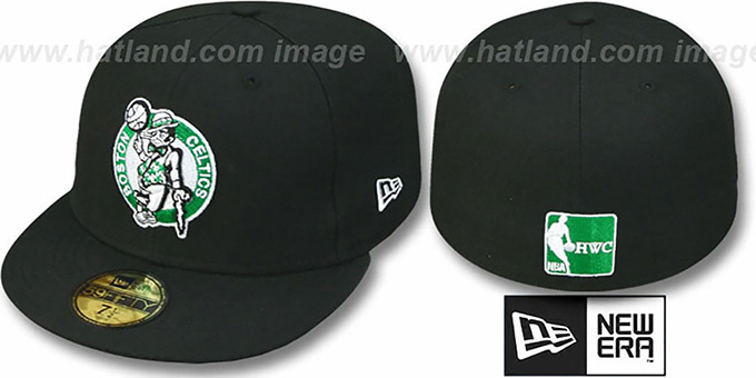Celtics HW 'TEAM-BASIC' Black Fitted Hat by New Era