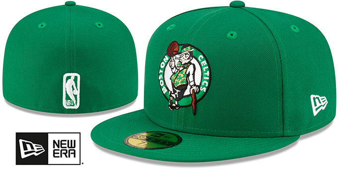 Celtics 'NBA TEAM-BASIC' Green Fitted Hat by New Era