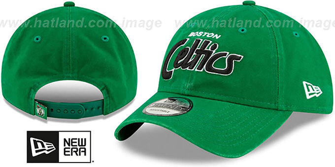 Celtics 'RETRO-SCRIPT SNAPBACK' Green Hat by New Era