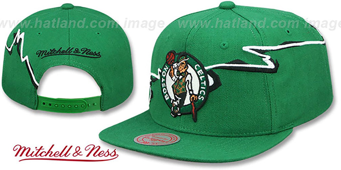Celtics 'SWIFTER SNAPBACK' Green Hat by Mitchell and Ness