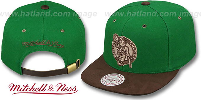 brown mitchell and ness hat