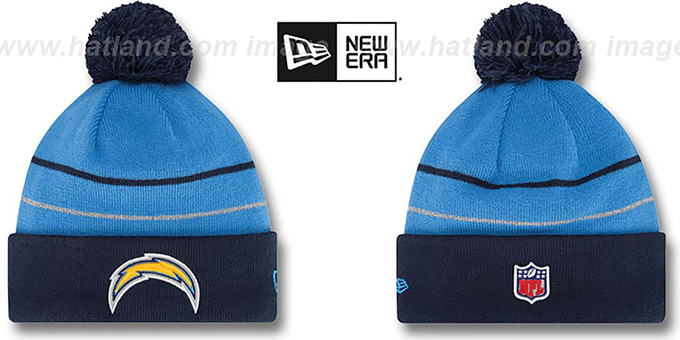 Chargers 'THANKSGIVING DAY' Knit Beanie Hat by New Era