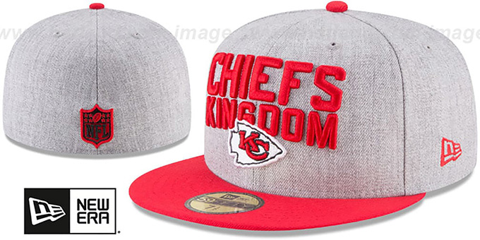 Chiefs '2018 ONSTAGE' Grey-Red Fitted Hat by New Era