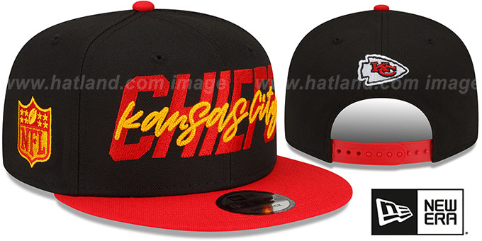 Chiefs '2022 NFL DRAFT SNAPBACK' Black-Red Hat by New Era