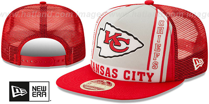 Chiefs 'BANNER FOAM TRUCKER SNAPBACK' Hat by New Era