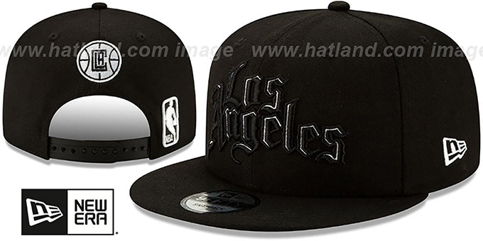 Clippers '19-20 CITY-SERIES' ALTERNATE SNAPBACK Black Hat by New Era
