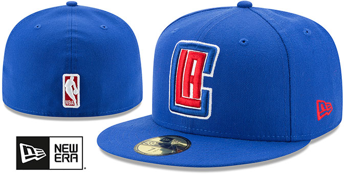 Clippers 'NBA TEAM-BASIC' Royal Fitted Hat by New Era