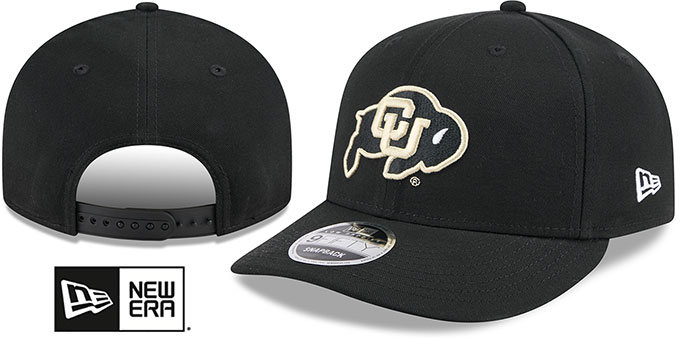 Colorado 'LOW-CROWN TEAM-BASIC SNAPBACK' Black Hat by New Era