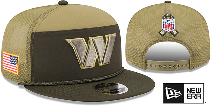 Commanders '2025 SALUTE-TO-SERVICE SNAPBACK' Dark Green-Olive Hat by New Era