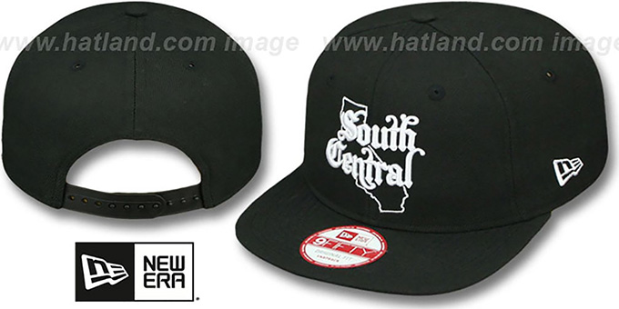 Compton 'STATE-OUTLINE SOUTH CENTRAL SNAPBACK' Black Hat by New Era