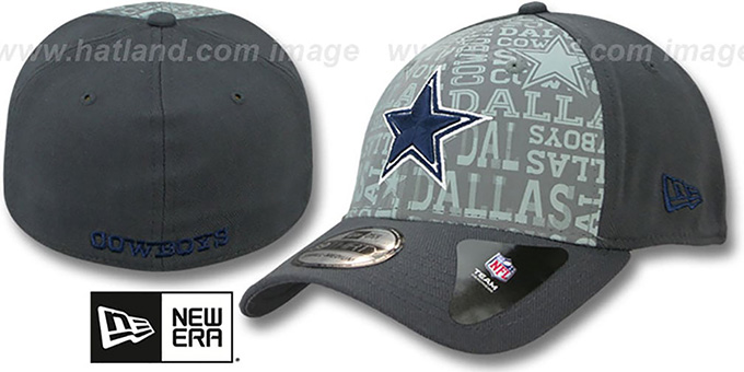 Cowboys '2014 NFL DRAFT FLEX' Charcoal Hat by New Era